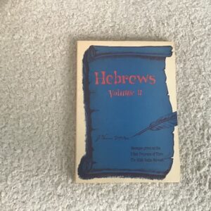 Hebrews Volume 2
