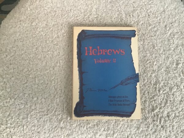 Hebrews Volume 2