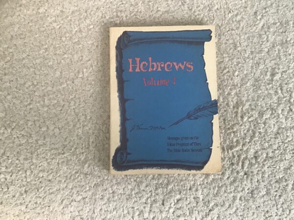 Hebrews Volume 1
