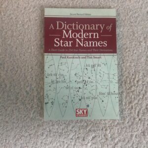 A Dictionary of Modern Star Names