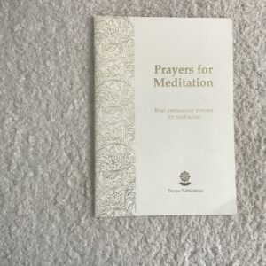 Prayers for Meditation
