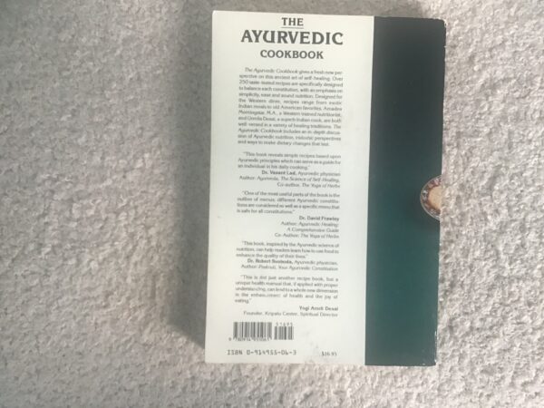 The Ayurvedic Cookbook: A Personalized Guide to Good Nutrition and Health - Image 3