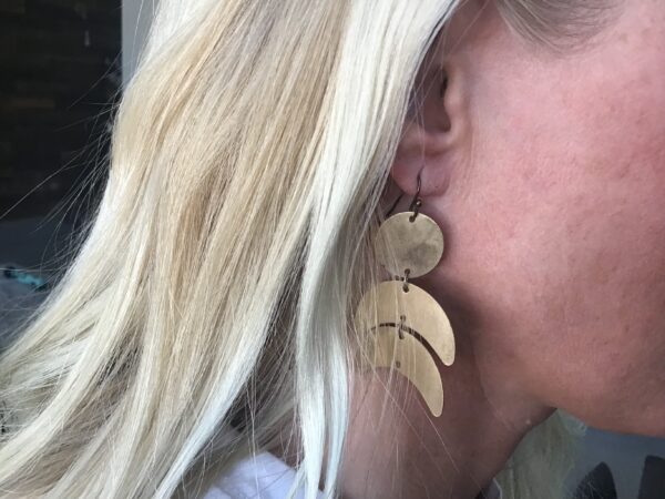 Full Moon/Half Moon Earrings - Image 4