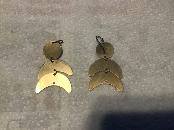 Full Moon/Half Moon Earrings - Image 3