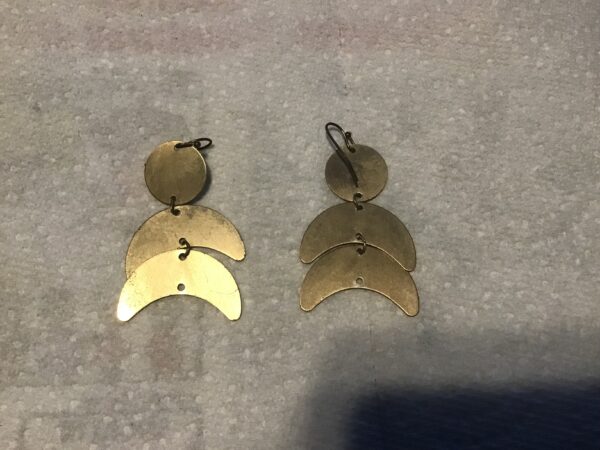 Full Moon/Half Moon Earrings - Image 2