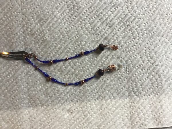 Crystal and Spiral Symbol Hanging Barrette - Image 4