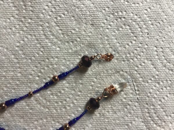 Crystal and Spiral Symbol Hanging Barrette - Image 6