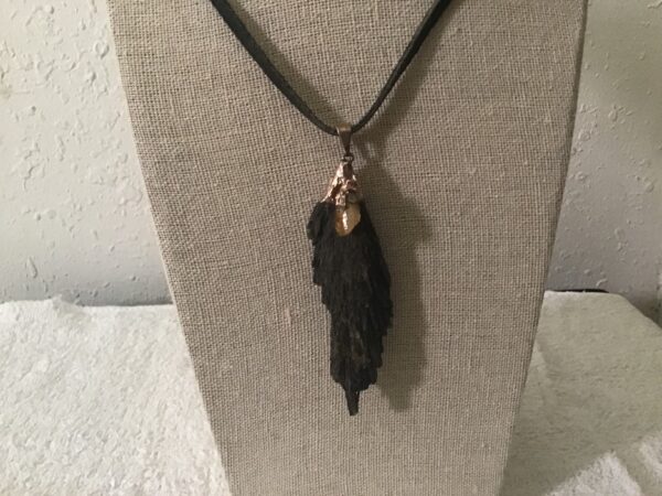 Crystal, Petrified Wood Necklace - Image 4