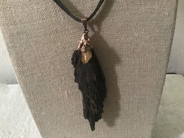 Crystal, Petrified Wood Necklace - Image 3