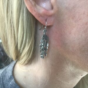 Broken Feather Earrings