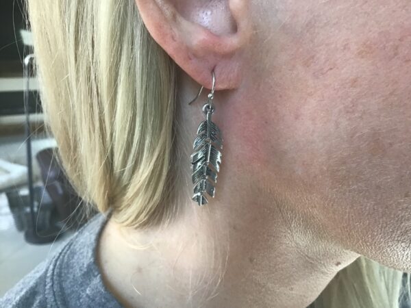 Broken Feather Earrings