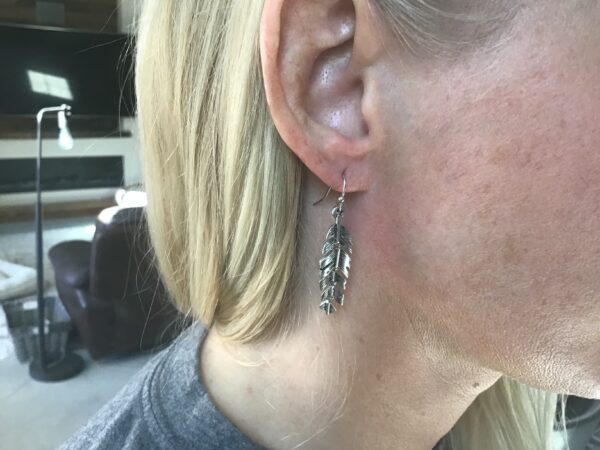 Broken Feather Earrings - Image 2