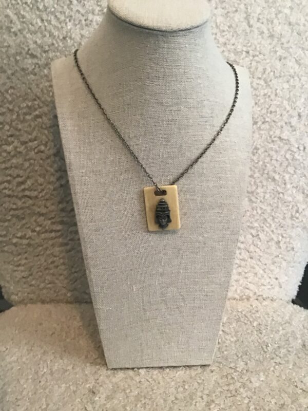 Buddha in Helmet Necklace - Image 6