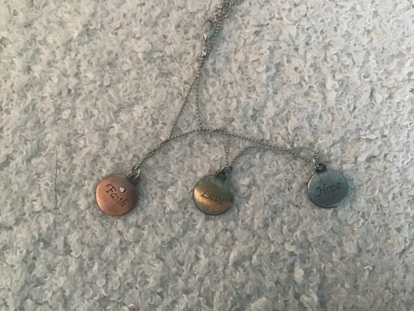 Faith, Hope, and Love Necklace - Image 4