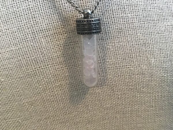 Crystals in Small Vial Necklace - Image 3
