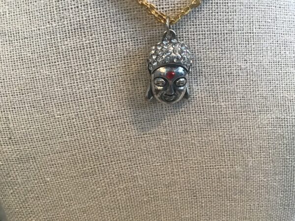 Buddha Face Necklace (choker style) - Image 2