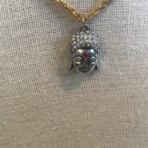 Buddha Face Necklace (choker style)