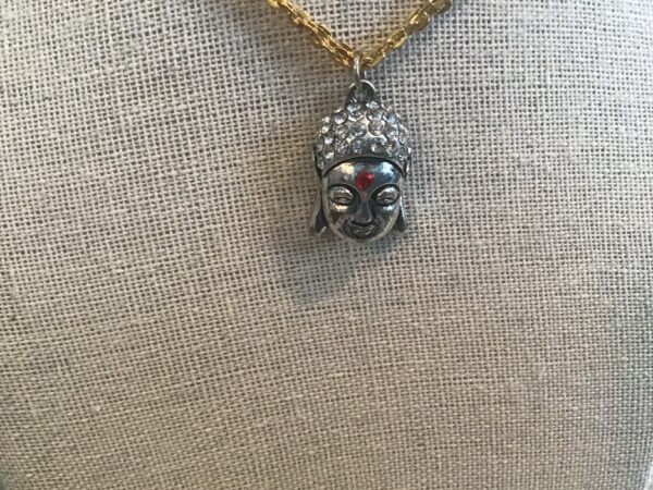 Buddha Face Necklace (choker style)