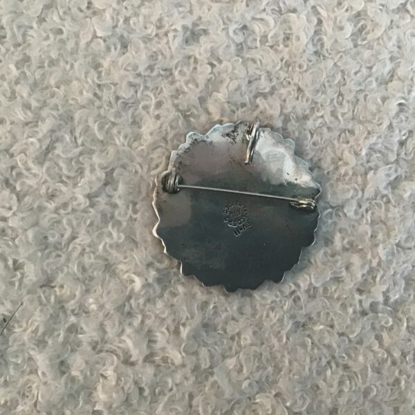 Aztec/Mayan Face Pendant/Pin (Silver) - Image 9