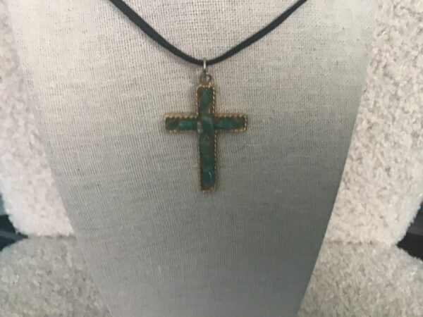 Aventurine Cross Pendant