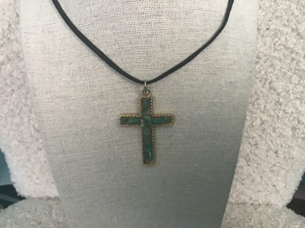 Aventurine Cross Pendant - Image 5