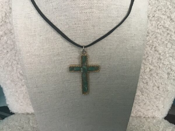 Aventurine Cross Pendant - Image 6
