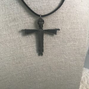 Cross Shaped Raised Arms Jesus Pendant