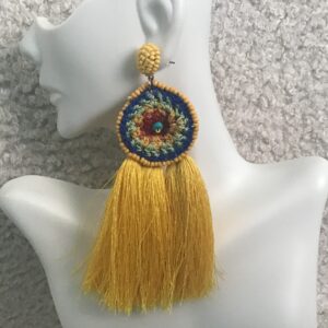 Crochet Dream Catcher Style Earrings