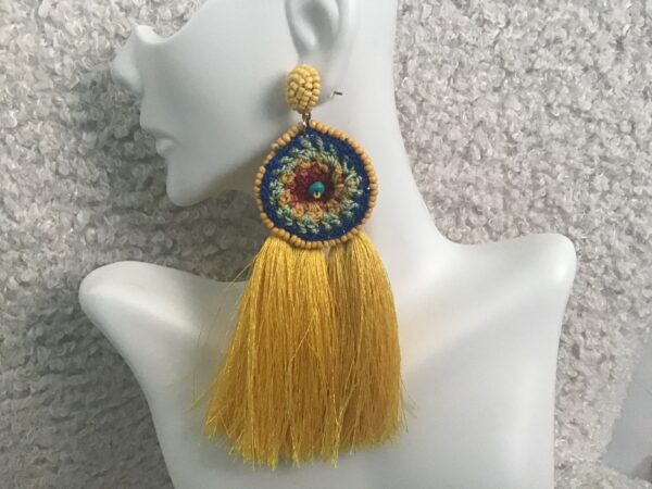 Crochet Dream Catcher Style Earrings