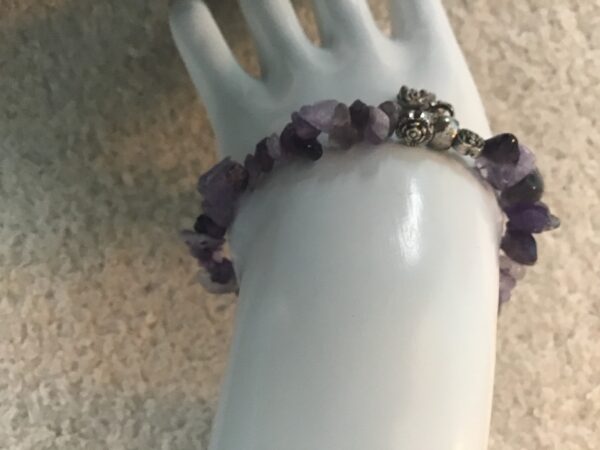 Amethyst and Elephant Charm Bracelet - Image 7