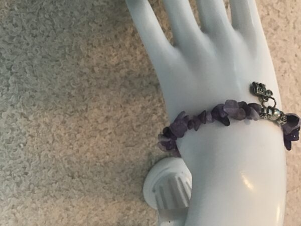 Amethyst and Elephant Charm Bracelet - Image 9