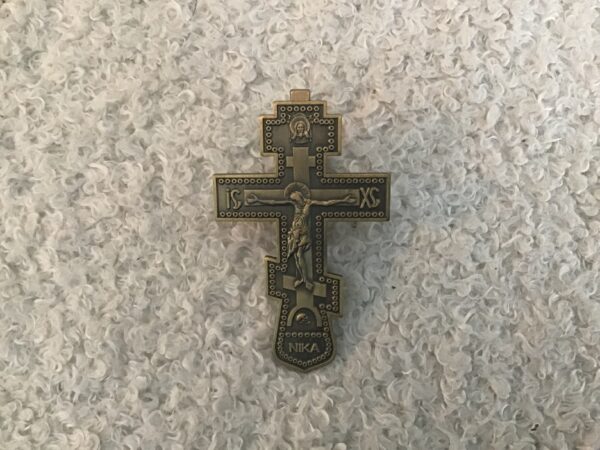 Byzantine Cross Pin (Jesus Christ Conquers) - Image 3