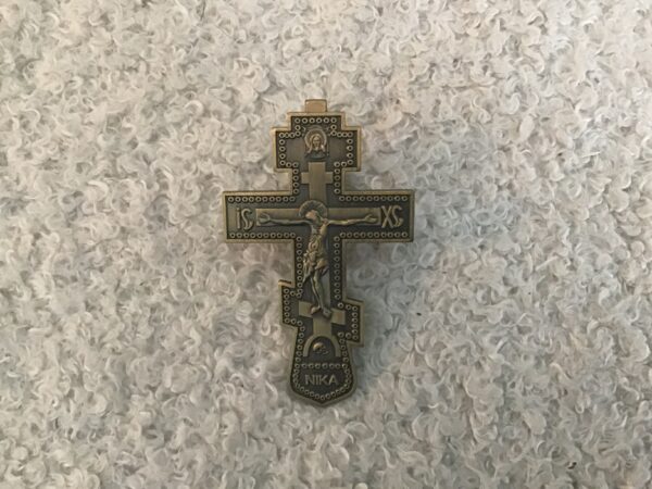 Byzantine Cross Pin (Jesus Christ Conquers) - Image 4