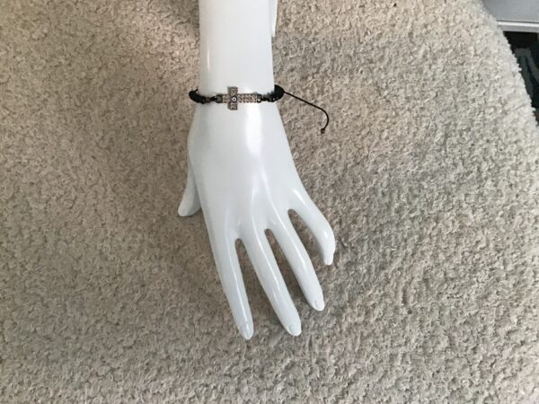 Evil Eye in Sparkly Cross Bracelet - Image 4
