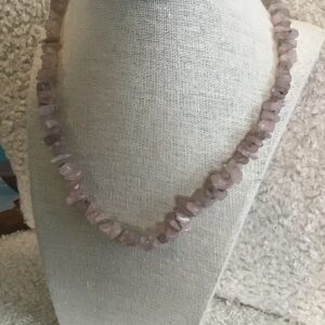 Crystal Necklace (Possibly Rose Quartz)
