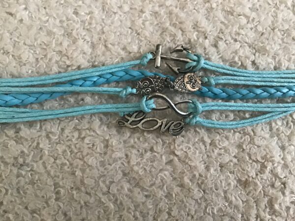 Anchor, Owls, Infinity, Love Bracelet - Image 2