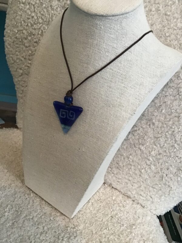 Blue Triangle Necklace (depicting symbol) - Image 6