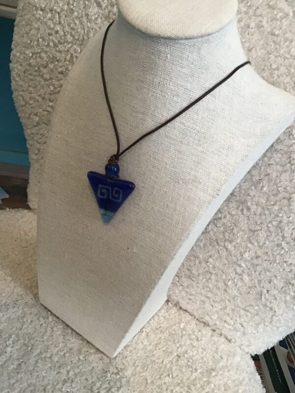 Blue Triangle Necklace (depicting symbol) - Image 7