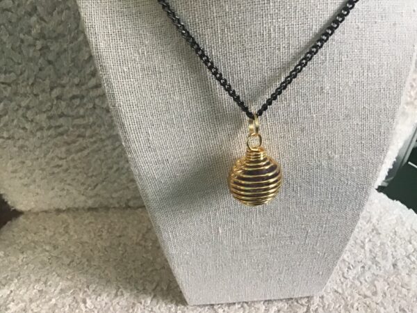 Amethyst in Spiral Necklace - Image 2