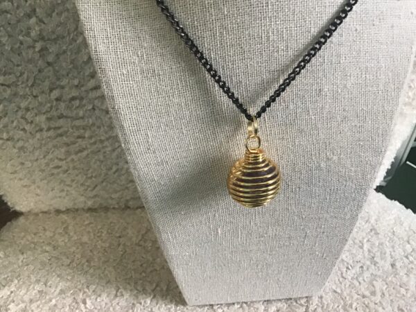 Amethyst in Spiral Necklace - Image 3
