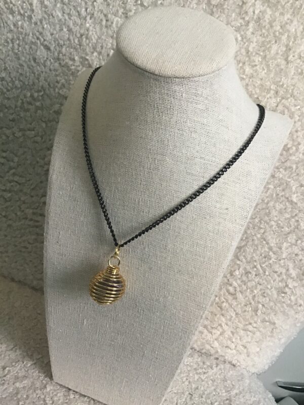 Amethyst in Spiral Necklace - Image 4