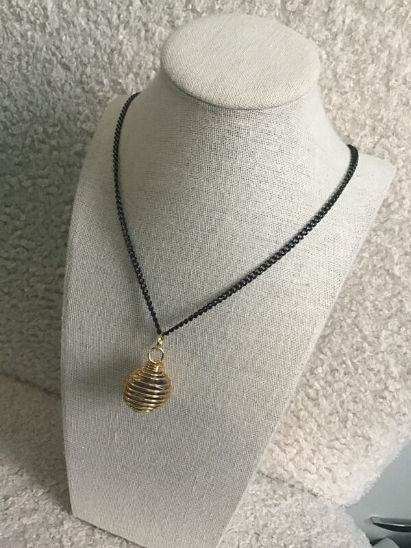 Amethyst in Spiral Necklace - Image 5