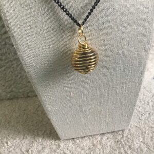 Amethyst in Spiral Necklace