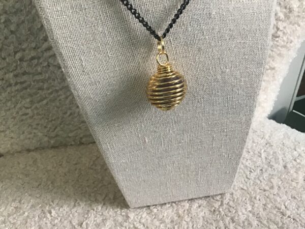 Amethyst in Spiral Necklace - Image 7