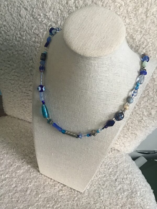 Beaded Necklace (Evil Eye Beads and Other Beads)