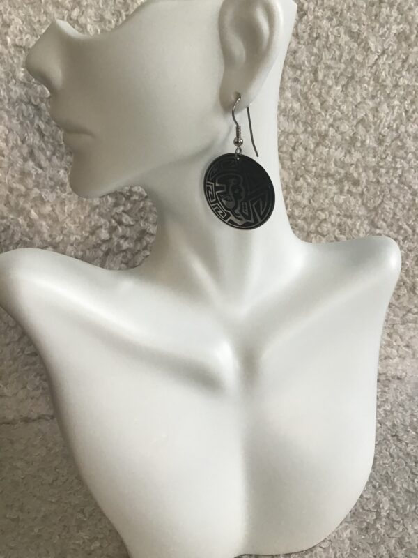 Bird and Face Earrings - Image 4