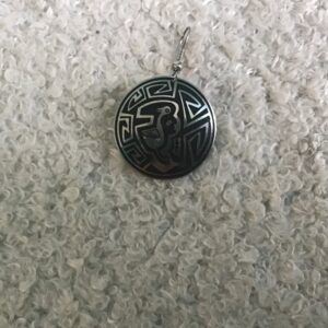 Bird and Face Earrings