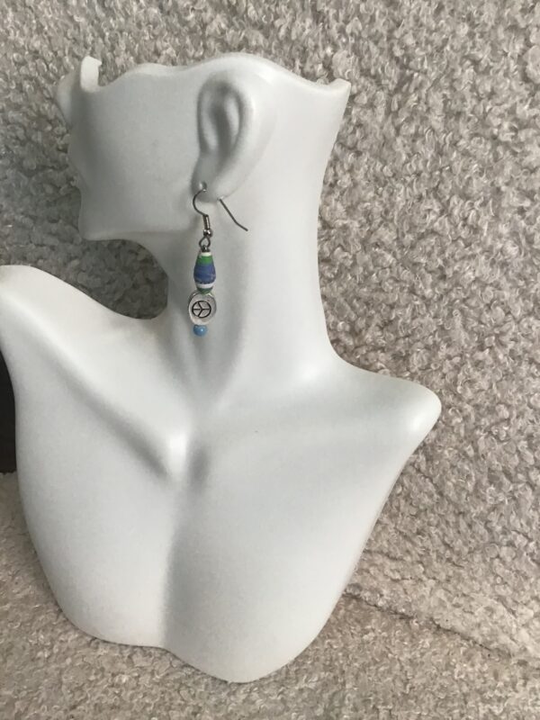 Dangling Peace Earrings - Image 4
