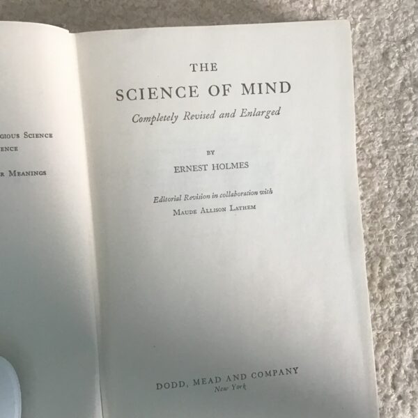 The Science of Mind