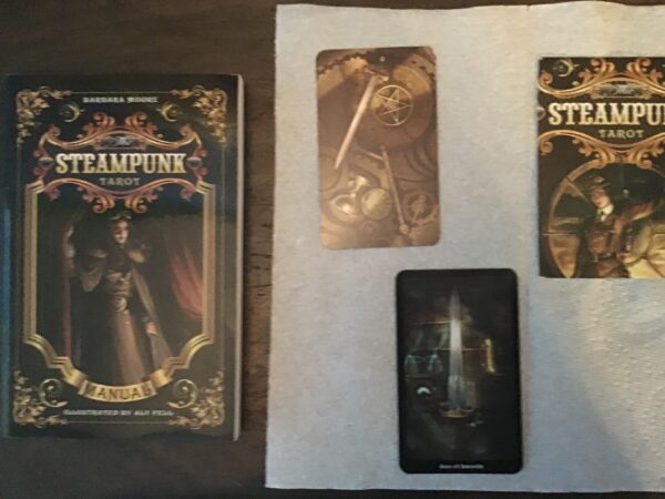 Steampunk Tarot Cards and Book